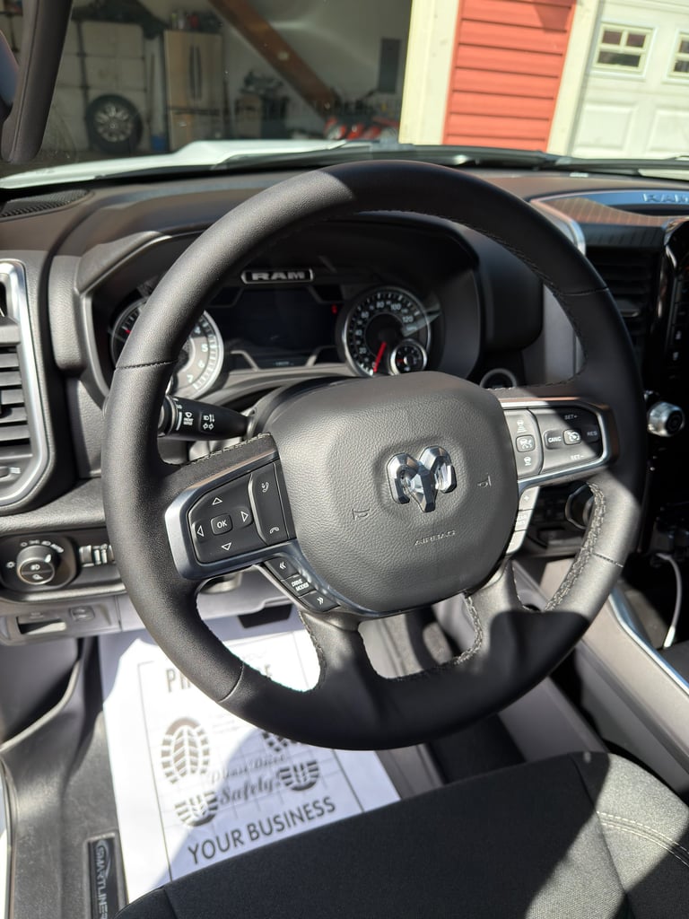 Interior car detailing in Logan Ohio with deep-cleaned seats and spotless dashboard
