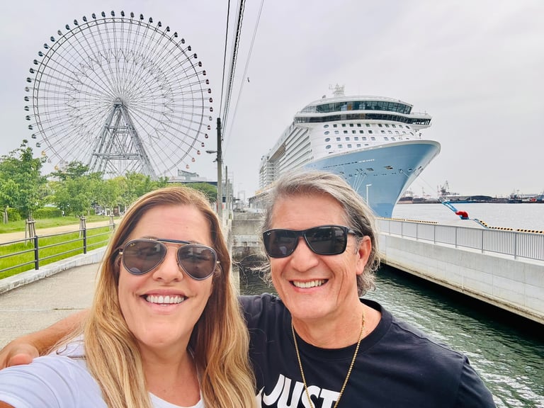 Tempozan park, Japan to USA with Royal Caribbean Transpacific cruise, Port of Osaka, Cruise port Japan, tempozan Osaka cruise