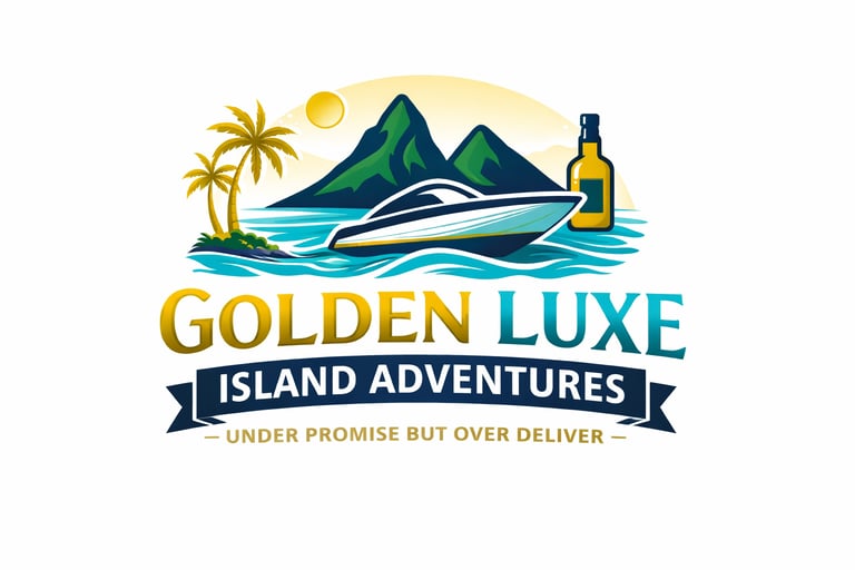 Golden Luxe Island Adventures logo