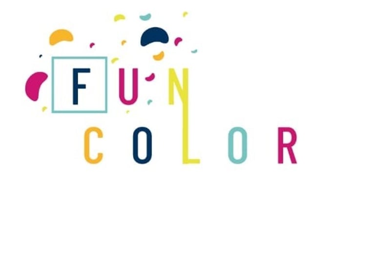Fun color logo