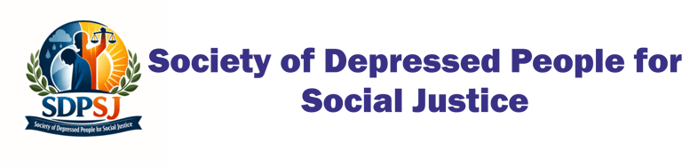 SOCIETY OF DEPRESSED PEOPLE FOR SOCIAL JUSTICE logo