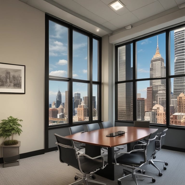 A team collaborating over financial charts and business plans.