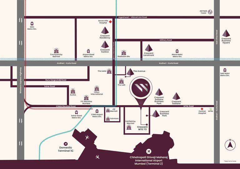 CRESCENT WTC T2 ANDHERI EAST, CRESCENT WESTERN TRADE CENTER T2 ANDHERI EAST, COMMERCIAL PROJECT IN ANDHERI EAST