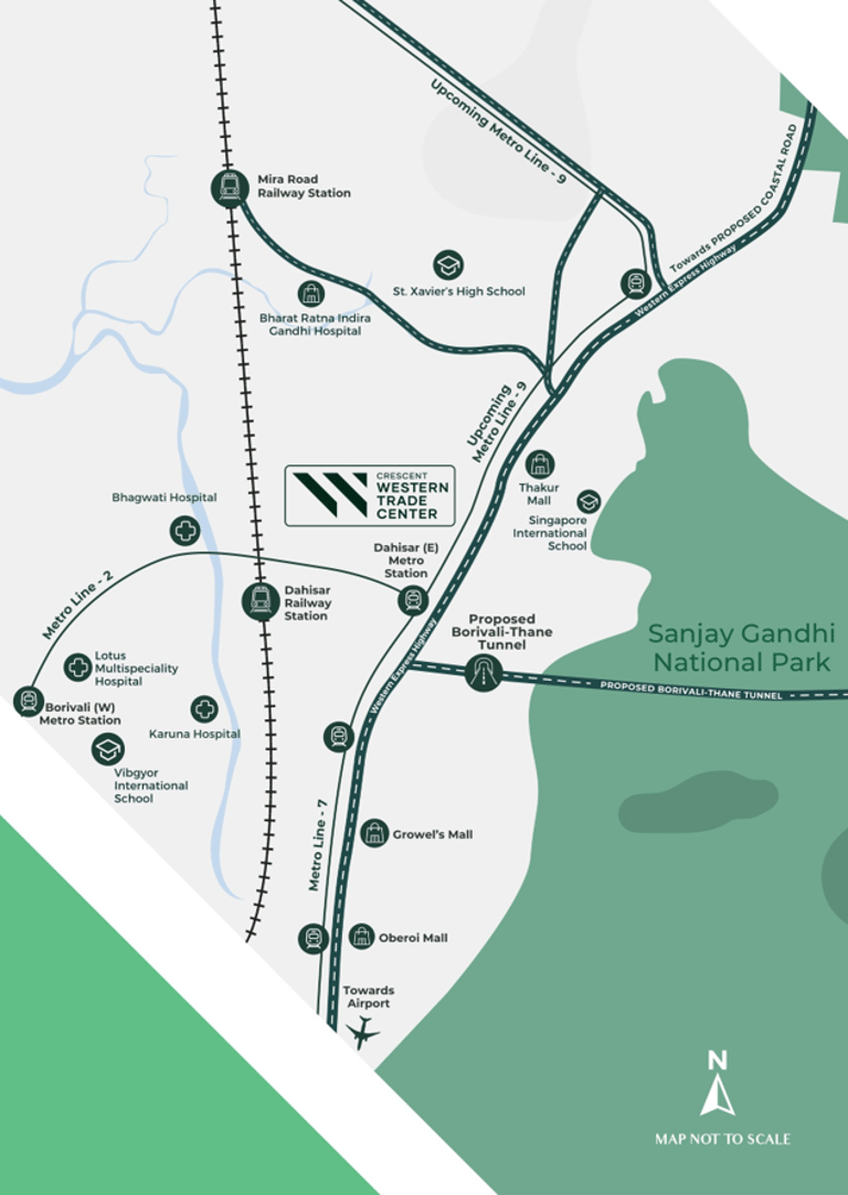 CRESCENT WTC MIRA ROAD EAST PHASE 1, CRESCENT WESTERN TRADE CENTER MIRA ROAD EAST PHASE 1