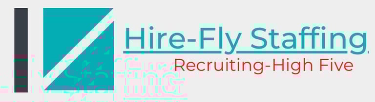 Hire-fly staffing logo