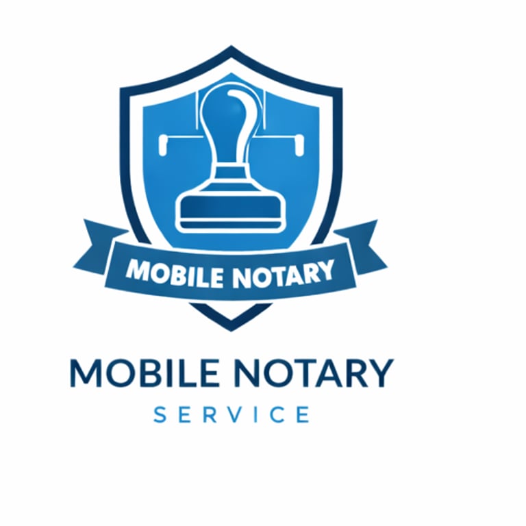 Mobile Notary Desk logo