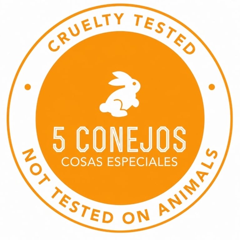 5 Conejos Tabletop decor & Swiming Shampoo logo