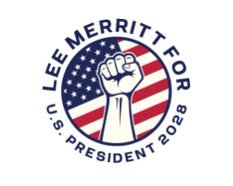 Lee Merritt for President 2028 logo
