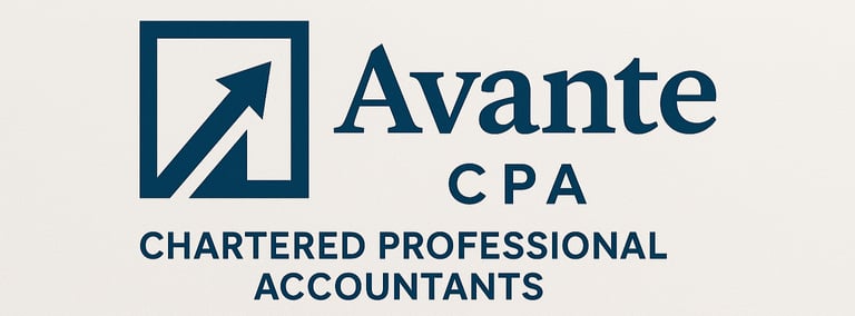 Avante CPA, Chartered Professional Accountants logo