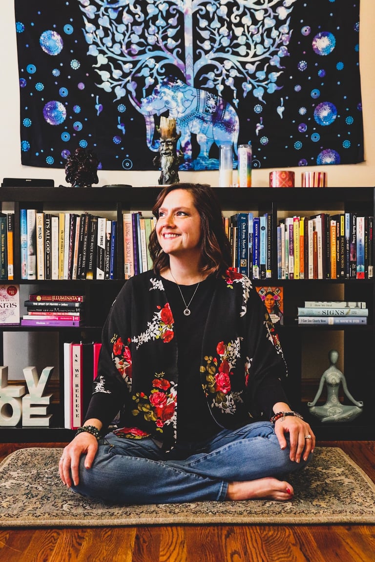 Portrait of author and spiritual teacher Cynthia Paulsen