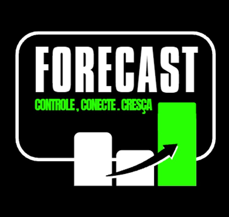Forecast Controladoria, estratégia e publicidade para Negócios logo