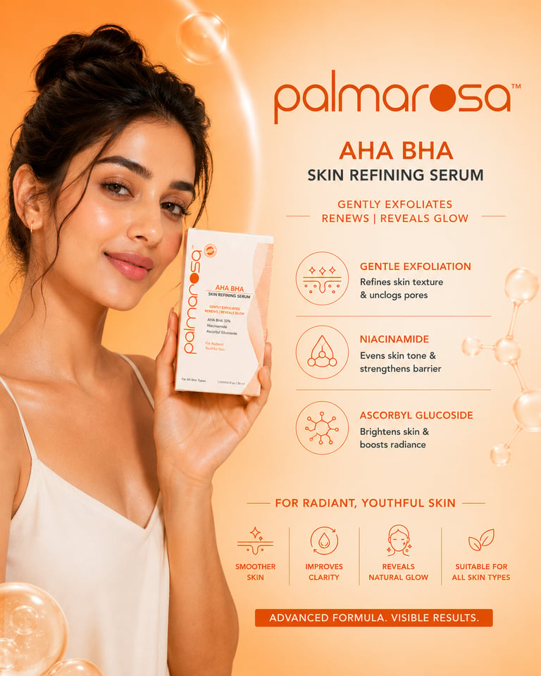 Palmarosa Aha Bha Skin Refining serum