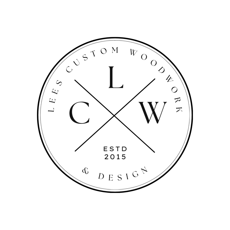 lees custom woodwork & design  logo