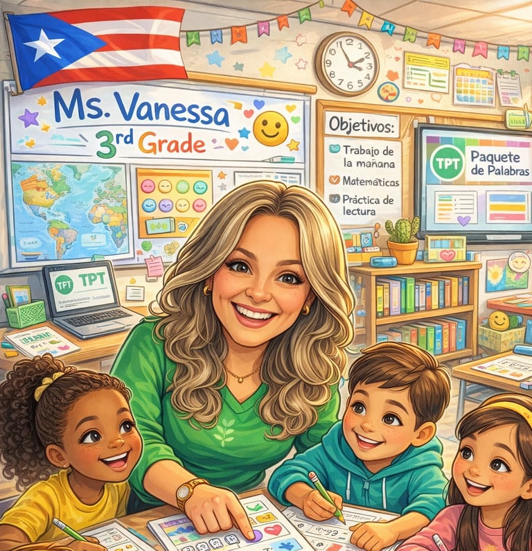 Maestra de CuriosaMente Creativa hablando sobre experiencia laboral en en salon de clases con ninos.