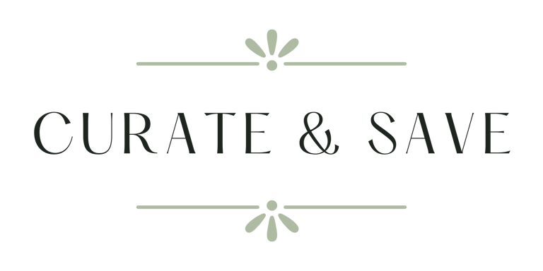 Curate and Save logo