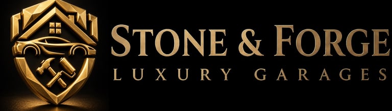 Stone and Forge Luxury Garages logo