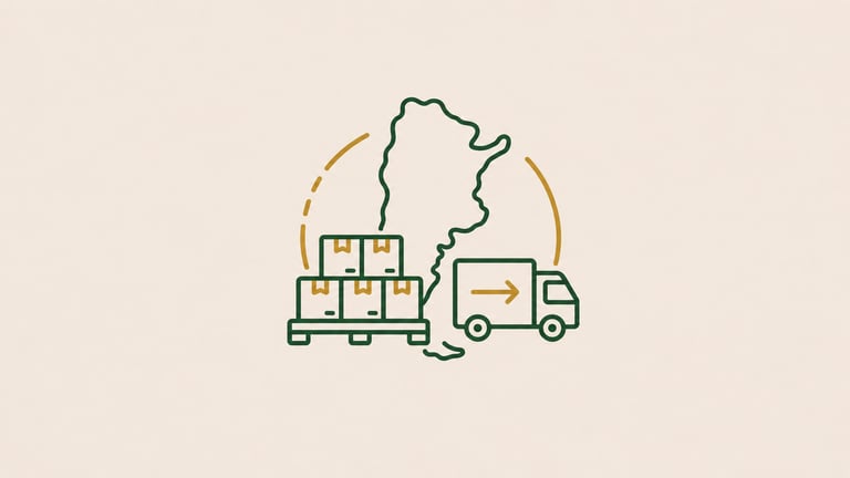 Entrega mayorista nacional por pallet cerrado de harinas, semillas y arroces