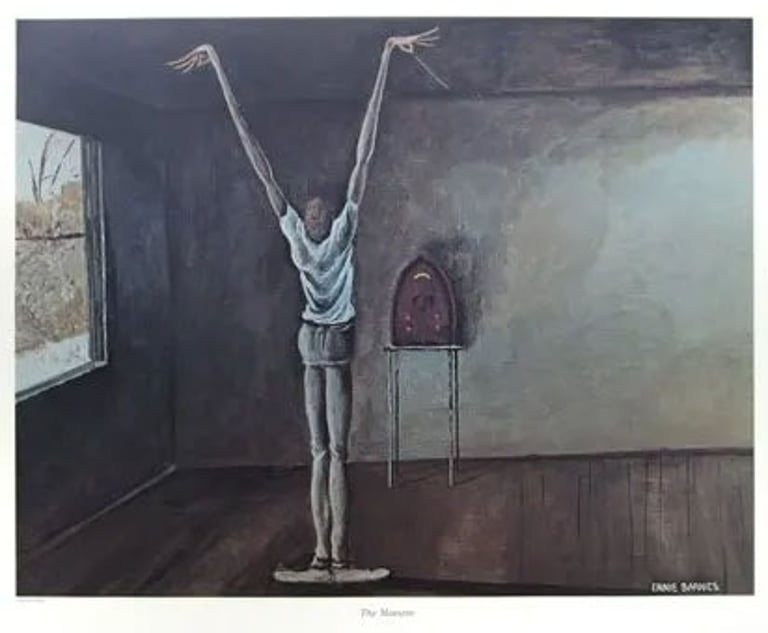 Gallery of Lovely Things: Enrie Barnes painting name Maestro Open