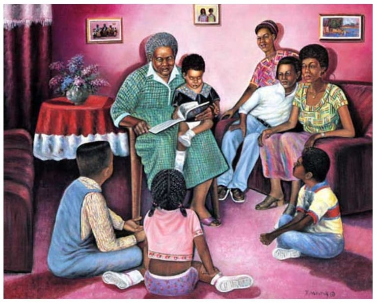 Gallery of Lovely Things: Hulis Mavruk painting name Matriarch