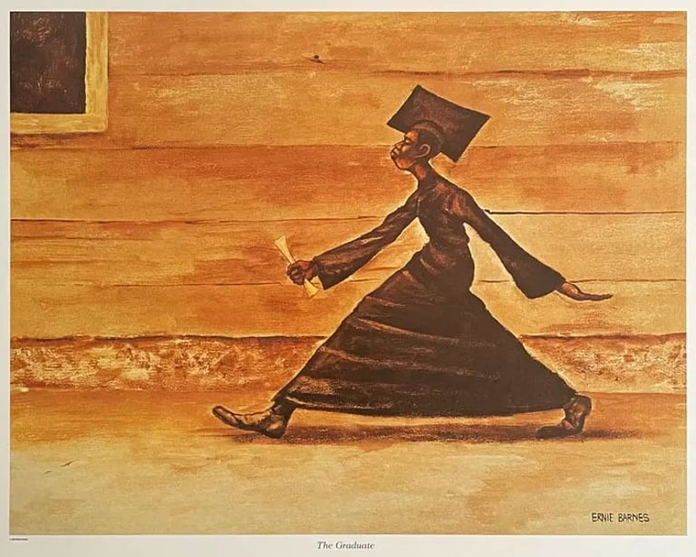 Gallery of Lovely Things: Enrie Barnes painting name The Graduate