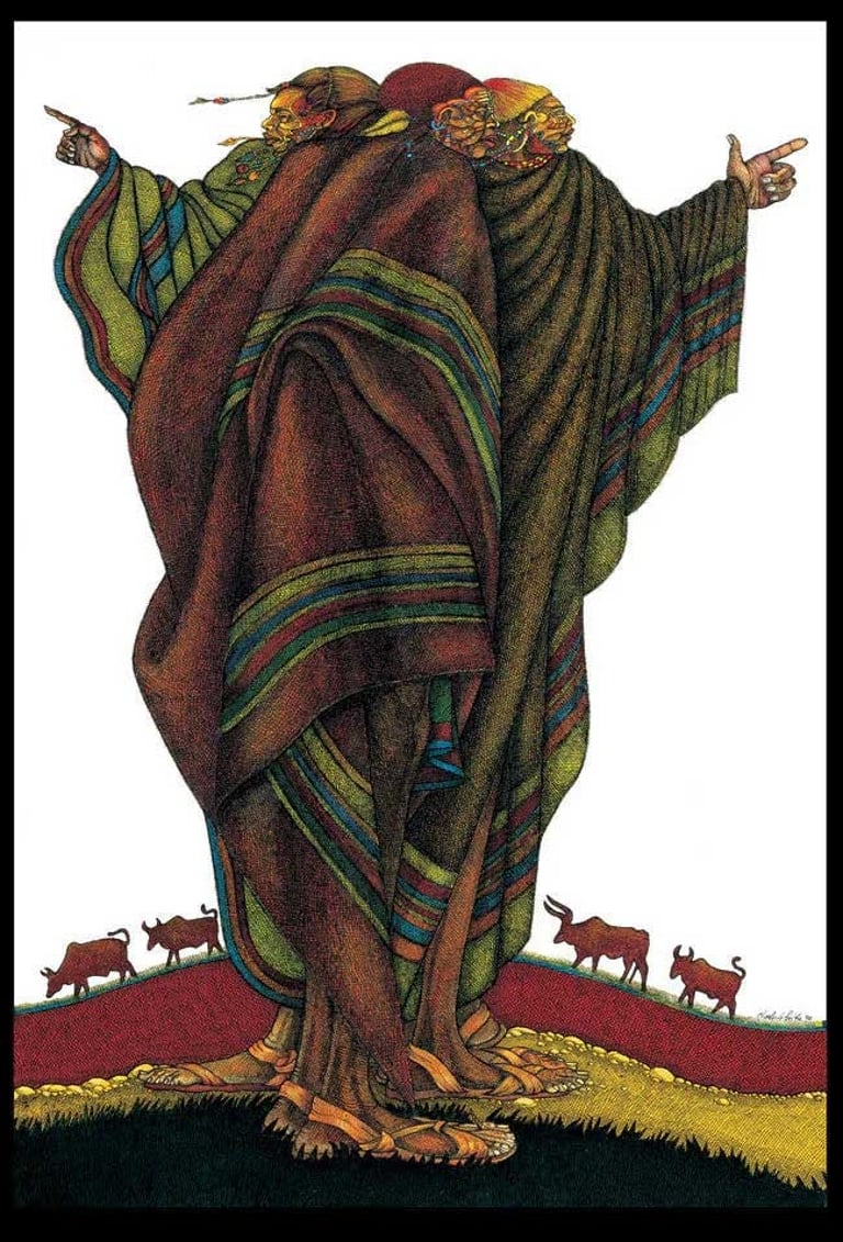 Gallery of Lovely Things: Charles Bibbs painting name The Herdsmen