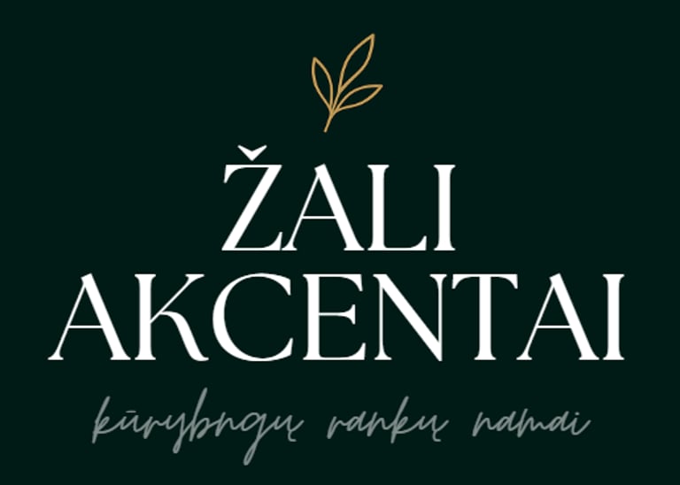 Žali Akcentai logo