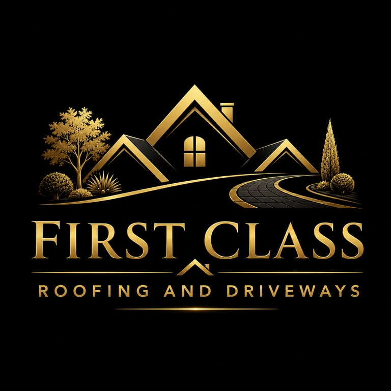 First Class Roofing & Driveways logo