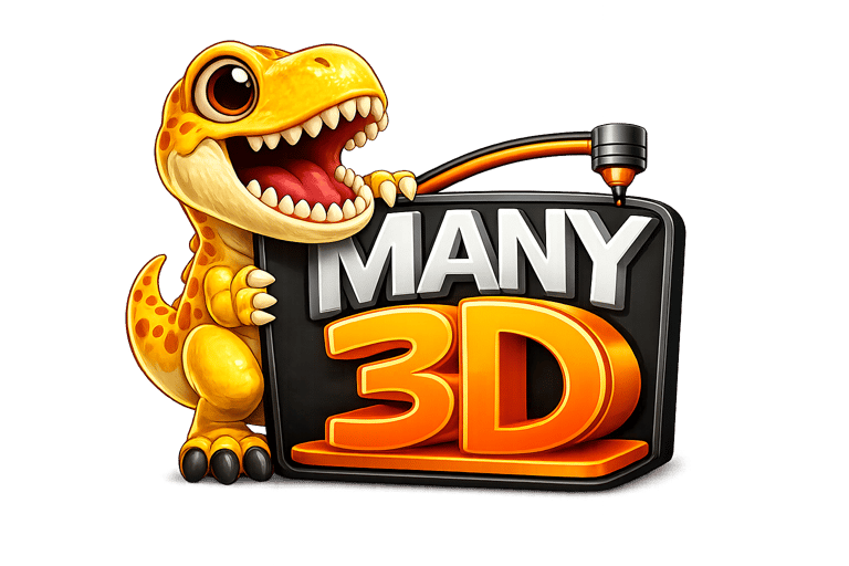 Many3D logo