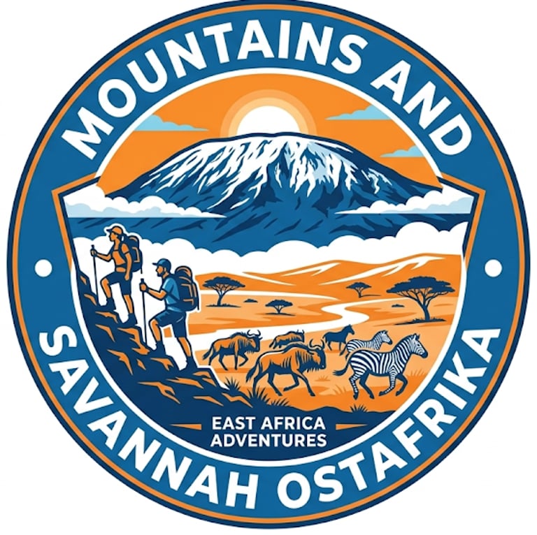 Climbing Kilimanjaro Tours in Moshi Town Tanzania by Mountains and Savannah Ostafrika. logo