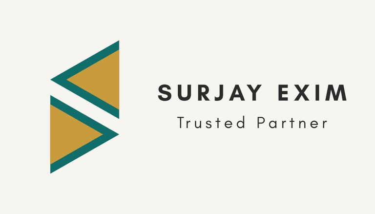 Dehydrated Onion, Garlic & Ginger Exporter from India | Surjay Exim logo