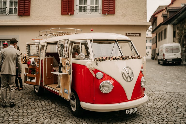 Rusty an einer Hochzeit