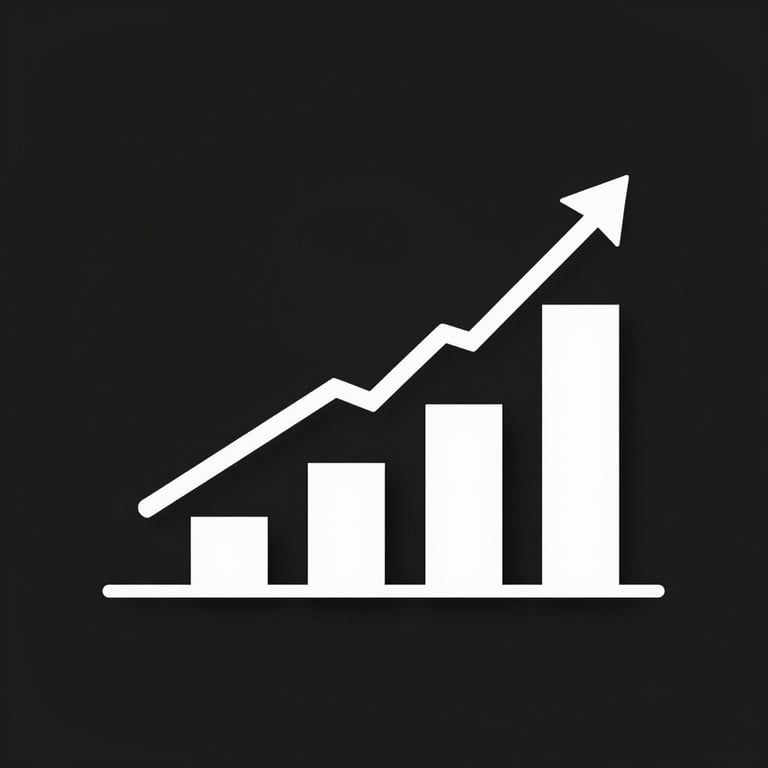 Minimalist abstract design with three distinct sections representing each service point.