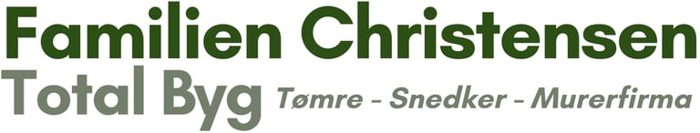 Fam. Christensen Total Byg logo
