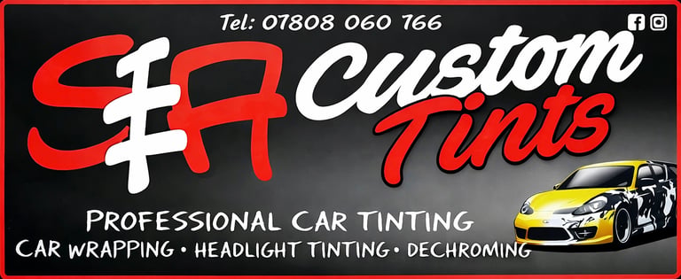 S&A Custom Tints logo