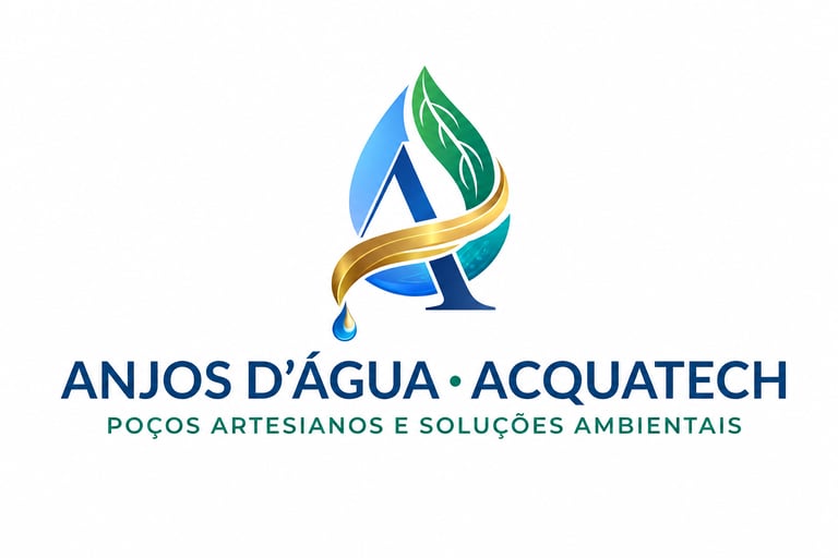 Anjos D'água - Acquatech poços artesianos e soluções ambientais logo