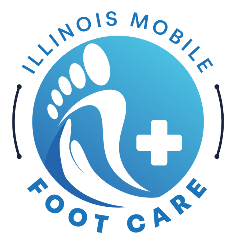 Illinois Mobile Foot Care, Chicago home foot care logo