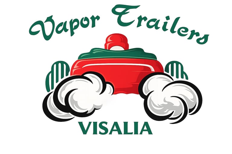 Visalia Vapor Trailers logo