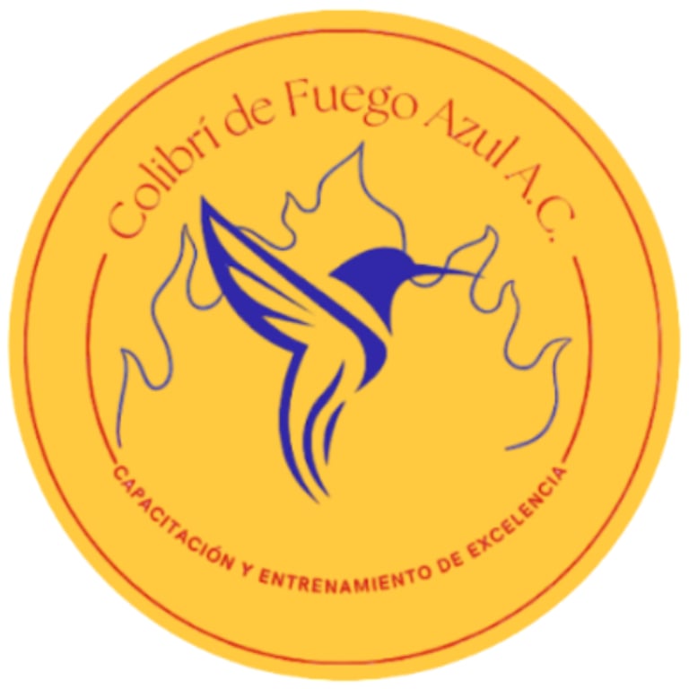 Colibrí de Fuego Azul logo