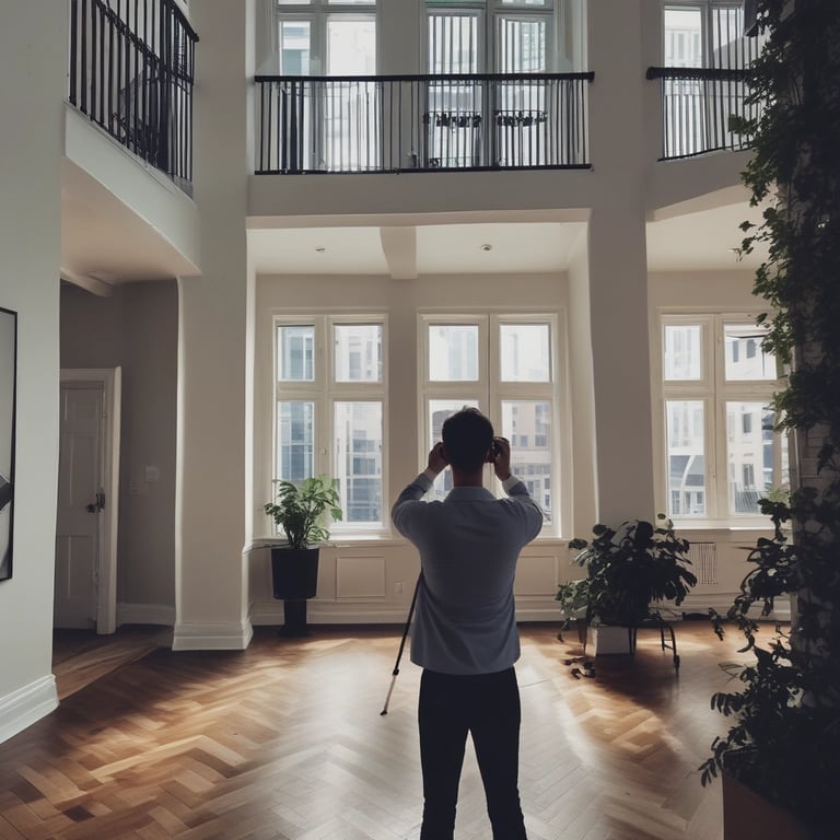 Bright living room with modern inventory