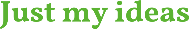 Just my ideas logo