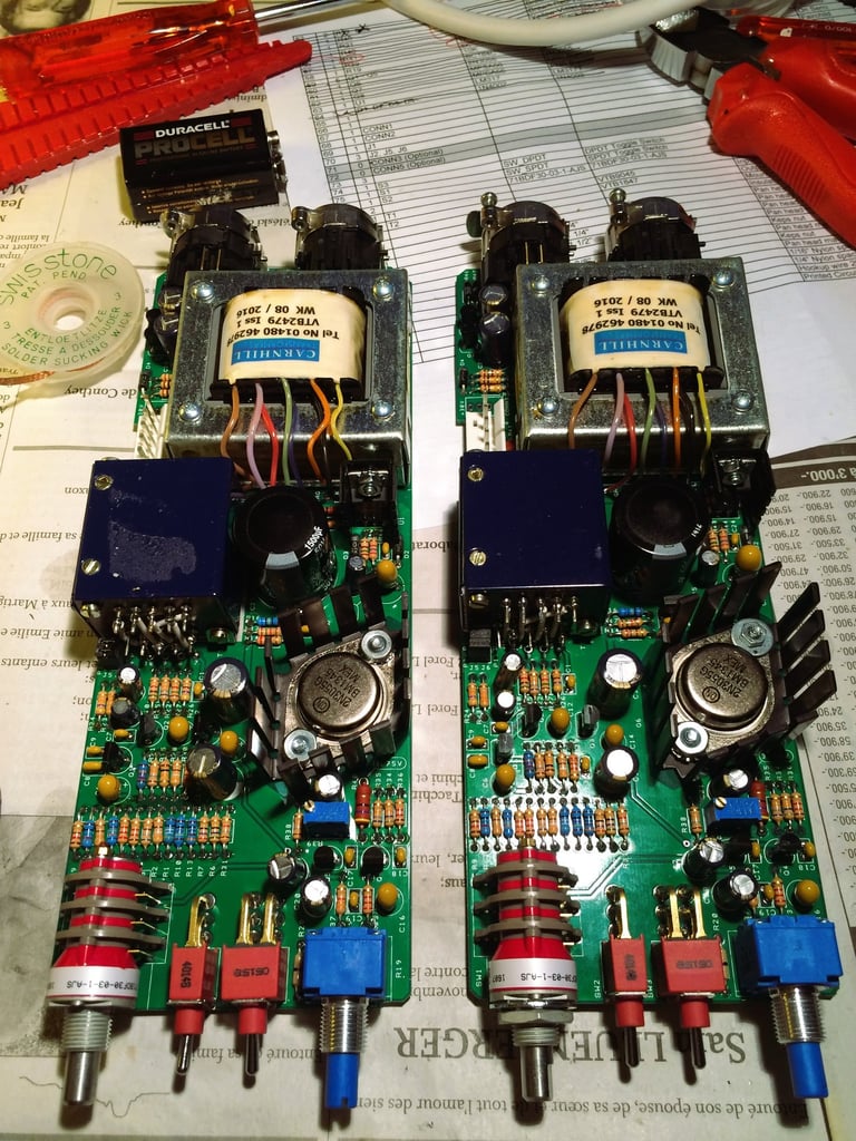 2x N72 Neve Clone Preamp, Fil's HOUSE Studio, Sion, Valais