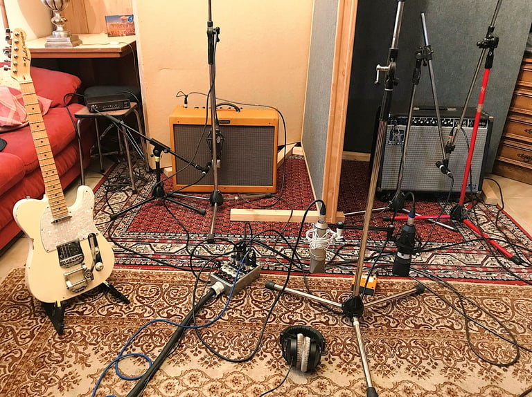 Enregistrement Guitares, Fil's HOUSE Studio, Sion, Valais