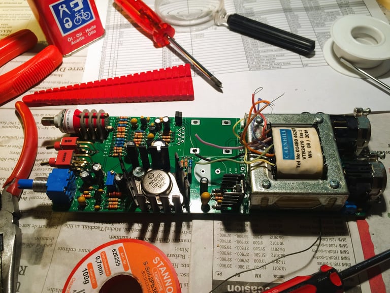 N72 SCA Neve clone preamp, Fil's HOUSE Studio, Sion, Valais