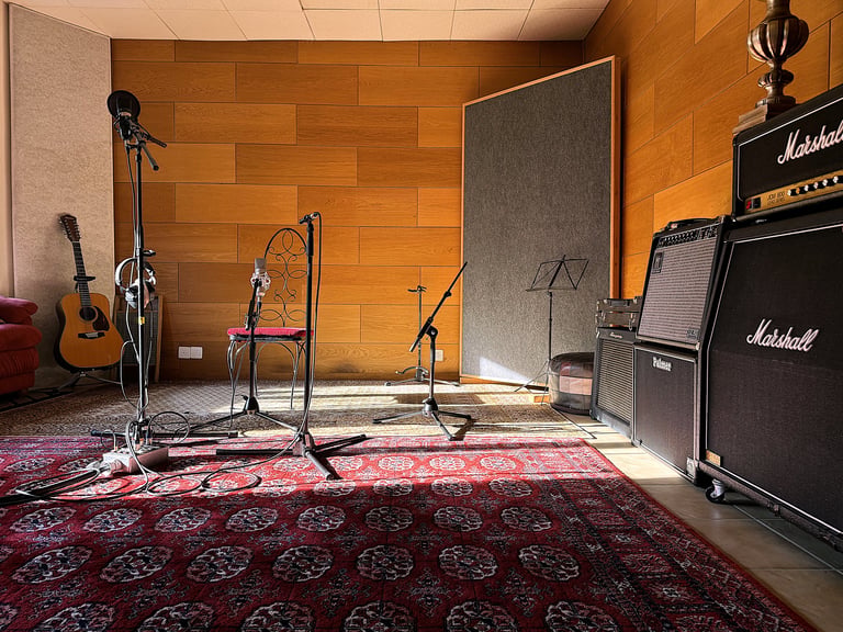 Salle d'enregistrement - recording, Fil's HOUSE Studio, Sion, Valais