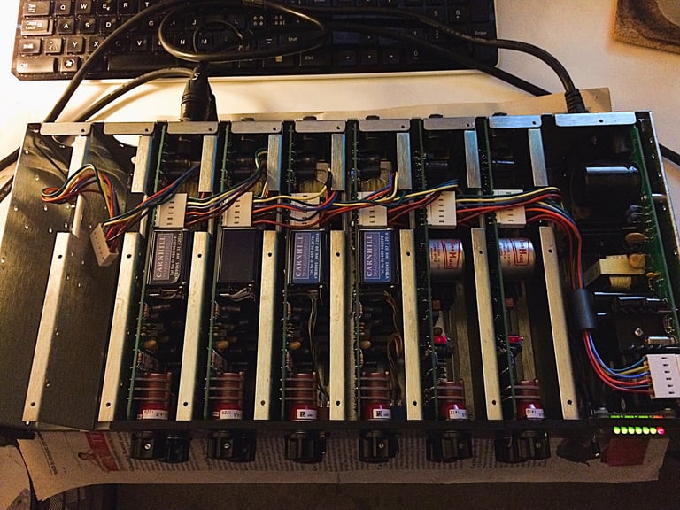 Senventh Circle Audio Preamp, Fil's HOUSE Studio, Sion, Valais