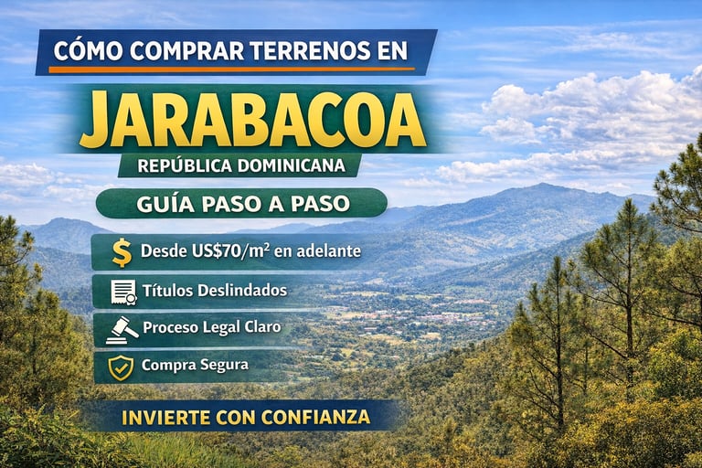 Como comprar terrenos en Jarabacoa