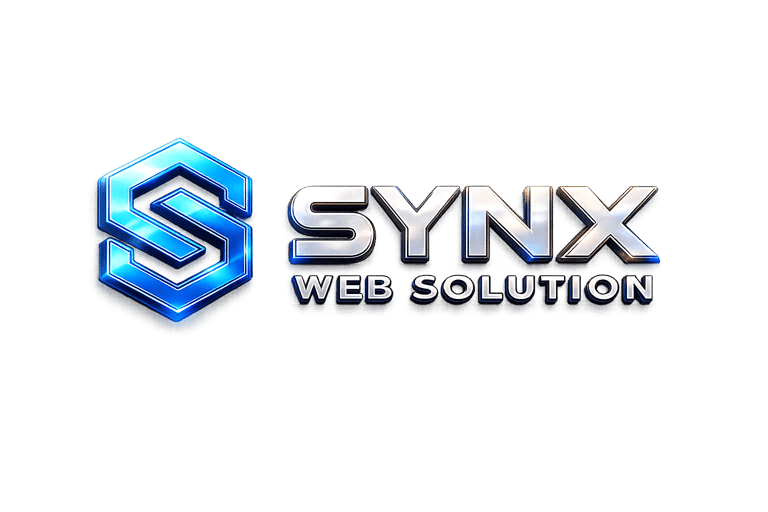 Synx Web Solutions, Web Design, Web Developer, Funnel Design, Hosting, Marketing logo