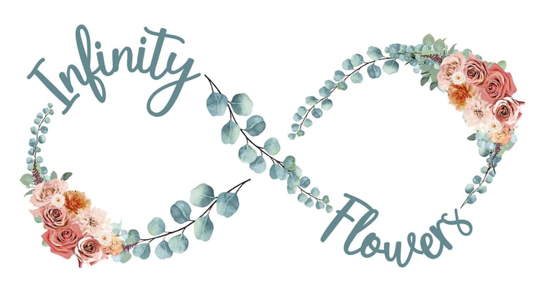 Infinity Flowers Wedding Bouquet Preservation logo