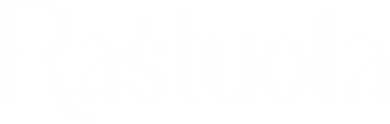 Raštuota logo