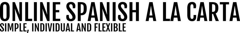 Online Spanish a la carta logo
